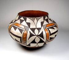 Large Antique 1890's-1920's Acoma Pueblo Native American Pottery Olla Jar Vase