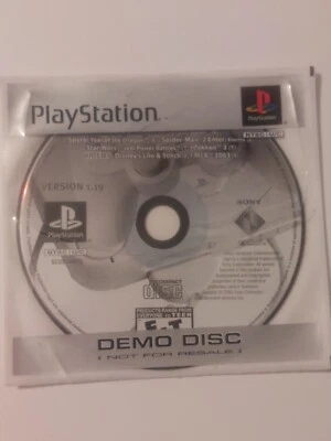 PLAYSTATION 1 KIOSK DEMO DISC 2002 Version 1.19 "Not For Resale" - ( Opened ) - Image 1 of 4