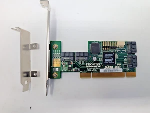 Promise Technology SATA300 TX4 4-Port PCIe SATA Controller Card -Tested - Picture 1 of 2