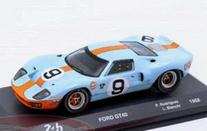 SPARK 1/43 GULF FORD GT40 GT 40 #9 WINNER 1ST LE MANS 1968 P.RODRIGUEZ/L.BIANCHI - Picture 1 of 2