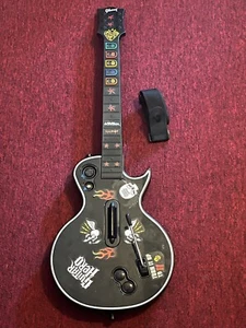 XBOX 360 Guitar Hero Red Octane Gibson Les Paul Wireless Controller WORKS READ - Picture 1 of 18
