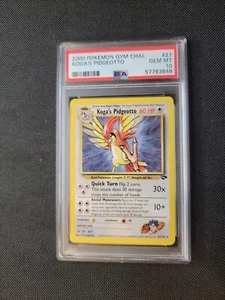 2000 Pokemon Gym Challenge 27 Koga's Pidgeotto PSA 10 WoTC - Bild 1 von 2