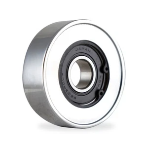 CBM MOTORSPORTS POLEA LOCA LISA BILLET PARA STOCK CAMARO SOPORTE AIRE ACONDICIONADO CROMO - Imagen 1 de 1