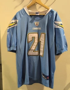 Camiseta deportiva Reebok LaDainian Tomlinson #21 San Diego Chargers NFL azul en polvo talla 52 - Imagen 1 de 8