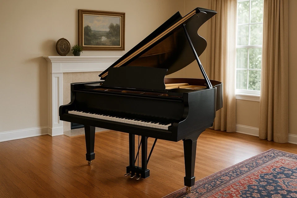 Piano de cola Yamaha 5’ pies Foto 1 de 4