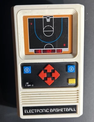 Juego de baloncesto electrónico portátil Mattel vintage Foto 1 de 3