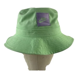Nike FB5648 Apex Futura Youth/Kids One Size Bucket Hat Mint Green/Purple NWT - Picture 1 of 7