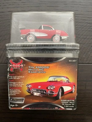 XMODS Zip Zaps Micro RC Car Starter Kit ~ Corvette 1959 rojo 1:64 Foto 1 de 4