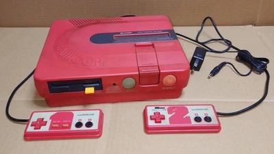 Console SHARP Twin Famicom FC NES vermelho AN-500R testado - Imagem 1 de 4