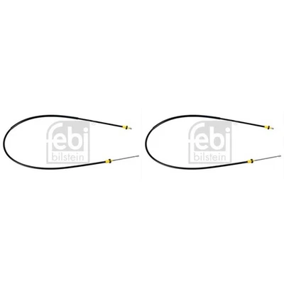 2X FEBI BILSTEIN Câble De Frein À Main Pour Dacia Logan LS - Photo 1/3