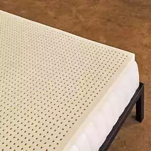 pure Green Natural Latex Mattress Topper - King / 2" / Soft - Picture 1 of 2