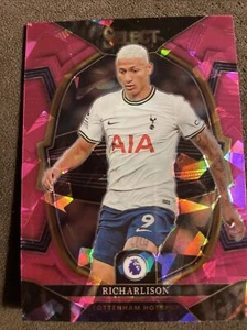 2022-23 Panini Select EPL Tottenham Terrace Pink Ice Prizm Richarlison 87 - Picture 1 of 2