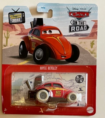 New! Disney Pixar Cars On the Road  ROYCE REVSLEY vw beetle bug mattel 2022 - Image 1 of 3