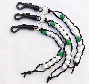 3 x A99 Golf SC01 Beads Stroke Shot Score Counter Keeper with Clip Club Green