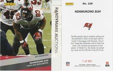 Ndamukong Suh BUCCANEERS 2020 PANINI INSTANT NFL CHAMPIONS SB LIV #226 x/361