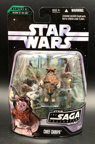 Star Wars Saga Collection #39 EWOK CHIEF CHIRPA Hasbro 2006 New 3.75" Endor Cover