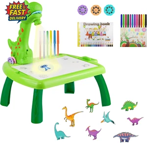 Drawing Projector Table for Kids - Dinosaur Gifts for Boys, Kids Drawing Set for - Picture 1 of 12