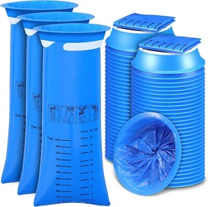 Vomit Bags Disposable, 60 Pack Emesis Bags for Car Kids & Adult, Barf Bags - Picture 1 of 6
