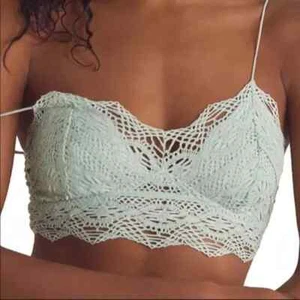 Free People Mariana Bralette Clear Sky Seafoam Green Größe XS Neu mit Etikett FP - Bild 1 von 5