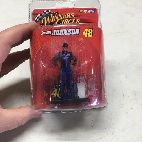 NASCAR #48 Jimmy Johnson 2008 Winners Circle Collectable figure 3” Tall Cover