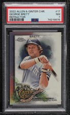 2022 Topps Allen & Ginter Chrome Refractor George Brett #17 PSA 7 HOF