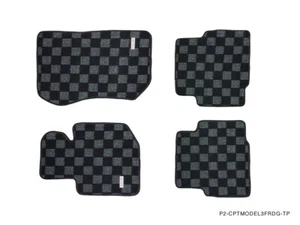 Kit de alfombrilla de piso de carreras P2M para BMW E36 Serie 3 95-99 M3 cupé sedán combo gris oscuro - Imagen 1 de 4