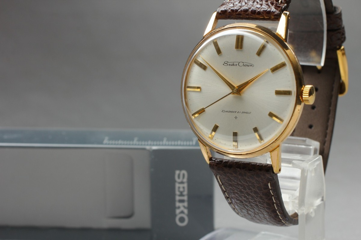SEIKO CROWN DIASHOCK 古臭 21JEWELS セイコークラウン