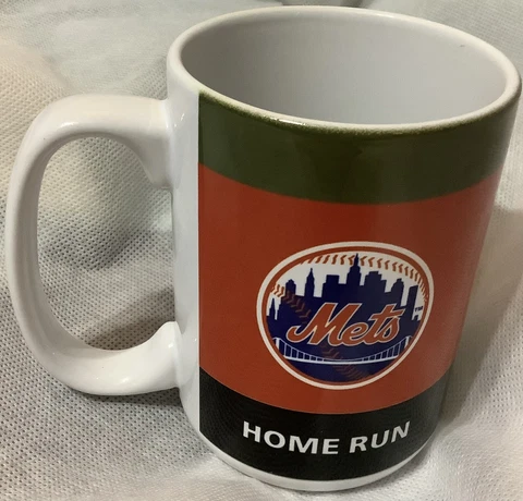 New York Mets Mug Sublimated 15 Oz, The 7 Line Cover