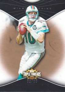 2009 Topps Triple Threads Football Gold #9 Chad Pennington 92/99