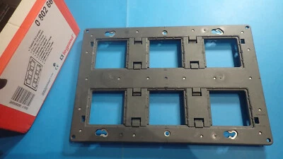 Legrand 80266 - Support 2x3 postes Mosaic Celiane Soliroc ou 2x6 ou 2x8 modules - Photo 1/4