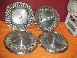 1978-80 Chevrolet Chevy Malibu El Camino 14" Hubcaps Full Wheel Covers Stock SET - Picture 1 of 6