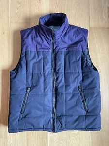 Vintage Structure 2 Colour Puffer Vest - Size Large - Picture 1 of 6