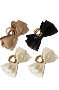4 Packs Large Metal Hair Clips, 4.3 Inch Bow-Knot Claw Clips - Bild 1 von 5