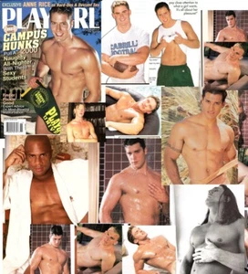 PLAYGIRL 11-00 NOVEMBER 2000 CAMPUS HUNKS MISSOURI FOOTBALL STAR MATT LERRO DVD - Picture 1 of 2