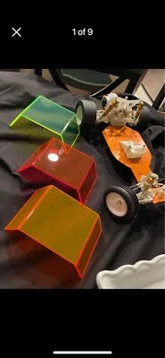 (3) Stands RC10 Gold Pan . Losi   Ect . 2-1/4” Tall . Read Description - Image 1 of 3