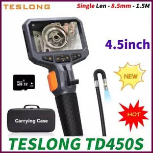 Boroscopio articulado bidireccional Teslong TD450S 5,5 MM 1,55 M lente única endoscopio - Imagen 1 de 9