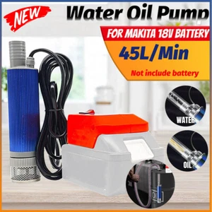 For Makita 18V Battery Submersible Diesel Fuel Water Oil Transfer Pump 2 in 1 UA - Picture 1 of 10