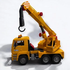 VTG Bruder Tele-Crane TC 4500 Crane Truck Construction Vehicle Yellow Germany - Picture 1 of 7