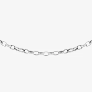 9ct White Gold 18 Inch Oval Belcher 5.14.5814 - Picture 1 of 1