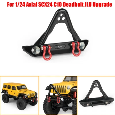 Heavy Duty RC Car DIY Front Bumper For 1/24 Axial SCX24 C10 Deadbolt JLU Upgrade - Image 1 of 4