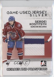 2009-10 ITG Heroes and Prospects Game-Used Jersey Silver Sergei Kostitsyn #M-11