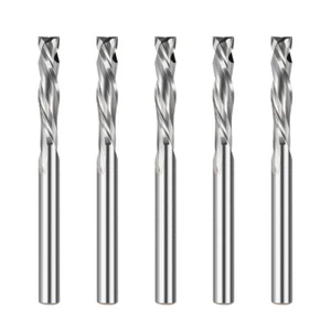 Compression Router Bits 1/8 inch Shank Carbide UP Down CNC Router Bits Set Wood - Picture 1 of 11