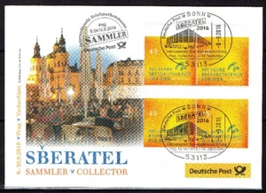 BRD. Briefmarkenmessebrief der deutschen Post 2016, Sberatel Prag Tschechien. - Bild 1 von 1