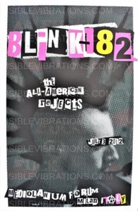 Póster de concierto Blink 182 Milán 2012 Frank Kozik - Imagen 1 de 2