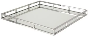Pizzaz Beautiful Rectangular,Vanity Mirror Tray 15.75x15.75x2 - Picture 1 of 3
