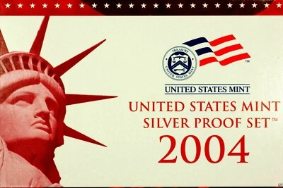 2004-S US Silver Proof Mint Set 10 Coins 20uwtt0925 - Image 1 of 4