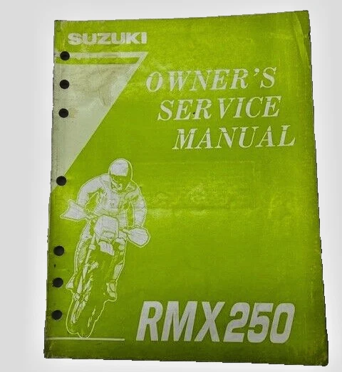 1991 Suzuki RM250 Owners Service Manual 99011-28C52-03A SKUC - Image 1 of 1