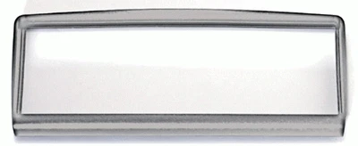  Mascherina con foro ISO colore argento Alfa 156 02>04 - Immagine 1 di 1