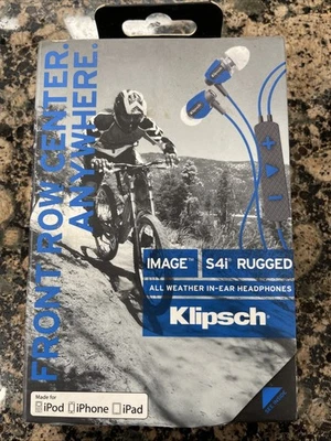 Klipsch Image S4i Rugged In-ear sports headphones (Blue) - Image 1 of 4