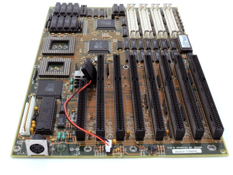 Abit AB-AT4 Vintage Sis Chip 486 Isa Motherboard AT4590C Motherboard 256KB Cache - Image 1 of 1